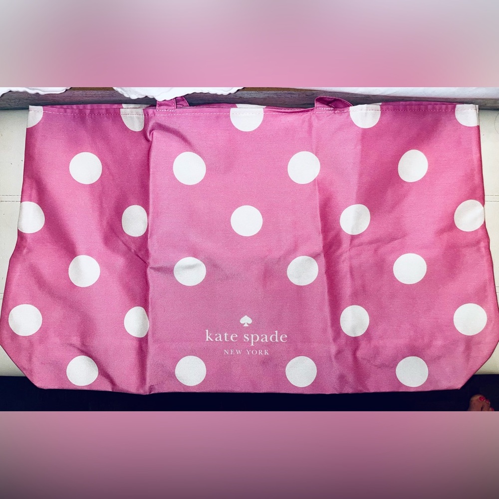 Brand new kate spade Pink Polka Dot large Tote bag
